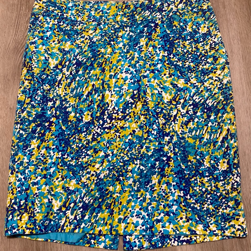 Merona sz 4 splattered pencil skirt